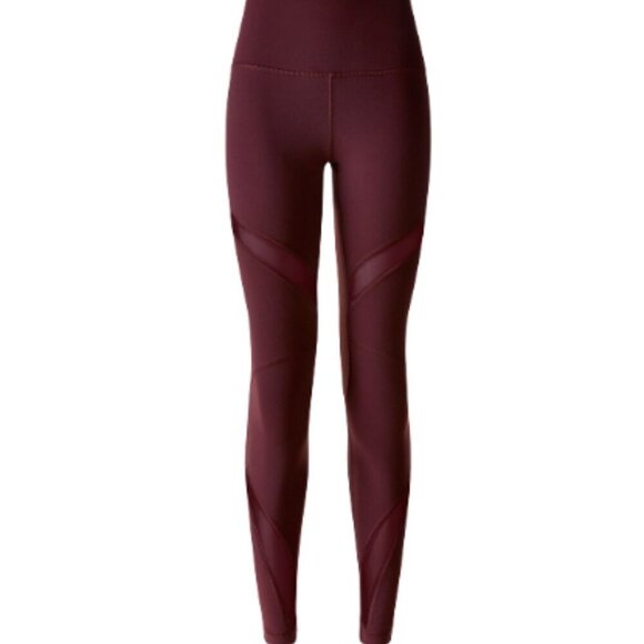 Lululemon High Times leggings Wrap Mesh in Bordeaux Drama size 4 - Picture 2 of 11